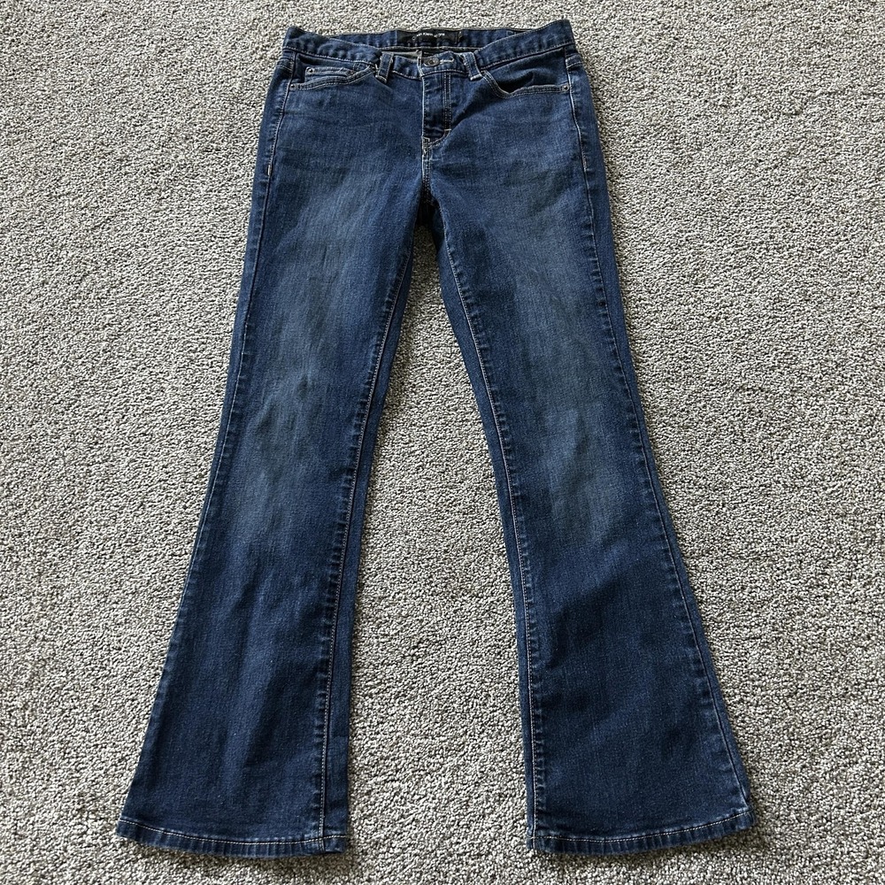Calvin Klein Jeans Flare Jeans Womens 4 Med Wash Blue Stretch Denim